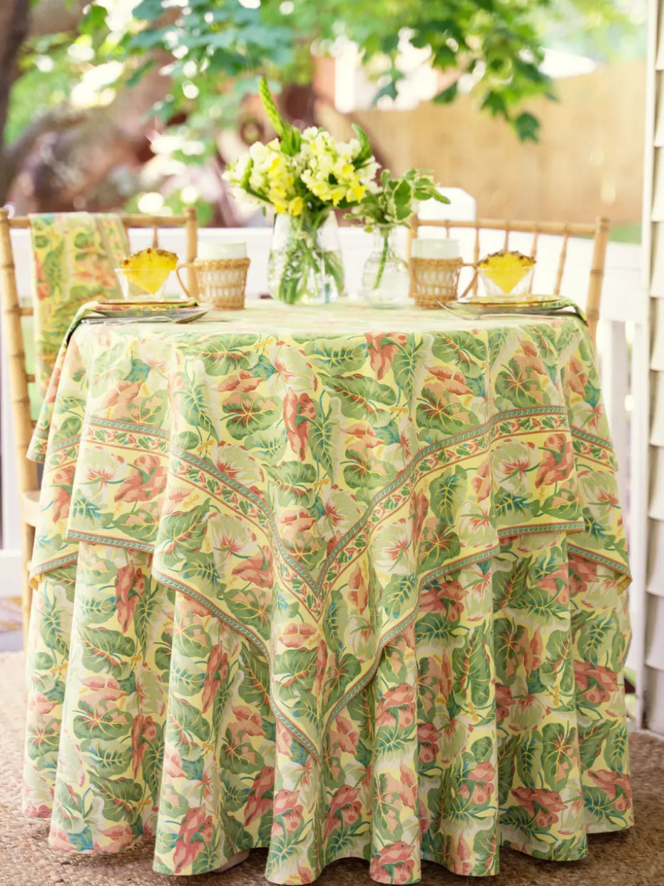 Andaman Round Cloth - Yellow