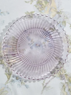 Aurora Glass Plates Set of 4 - Amethyst
