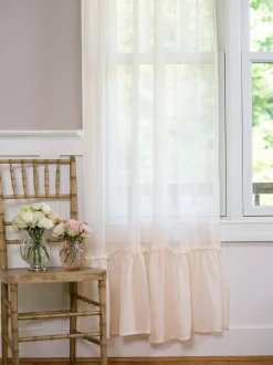 Ella Dot Lace Curtain