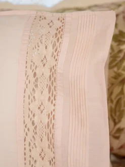 Evangeline Pillowcase Set of 2 - Peach Fuzz