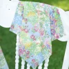 Garden Collage Luncheon Napkin Set of 4 - Pastel