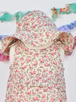 Rosebud Baby Sunhat - Ecru